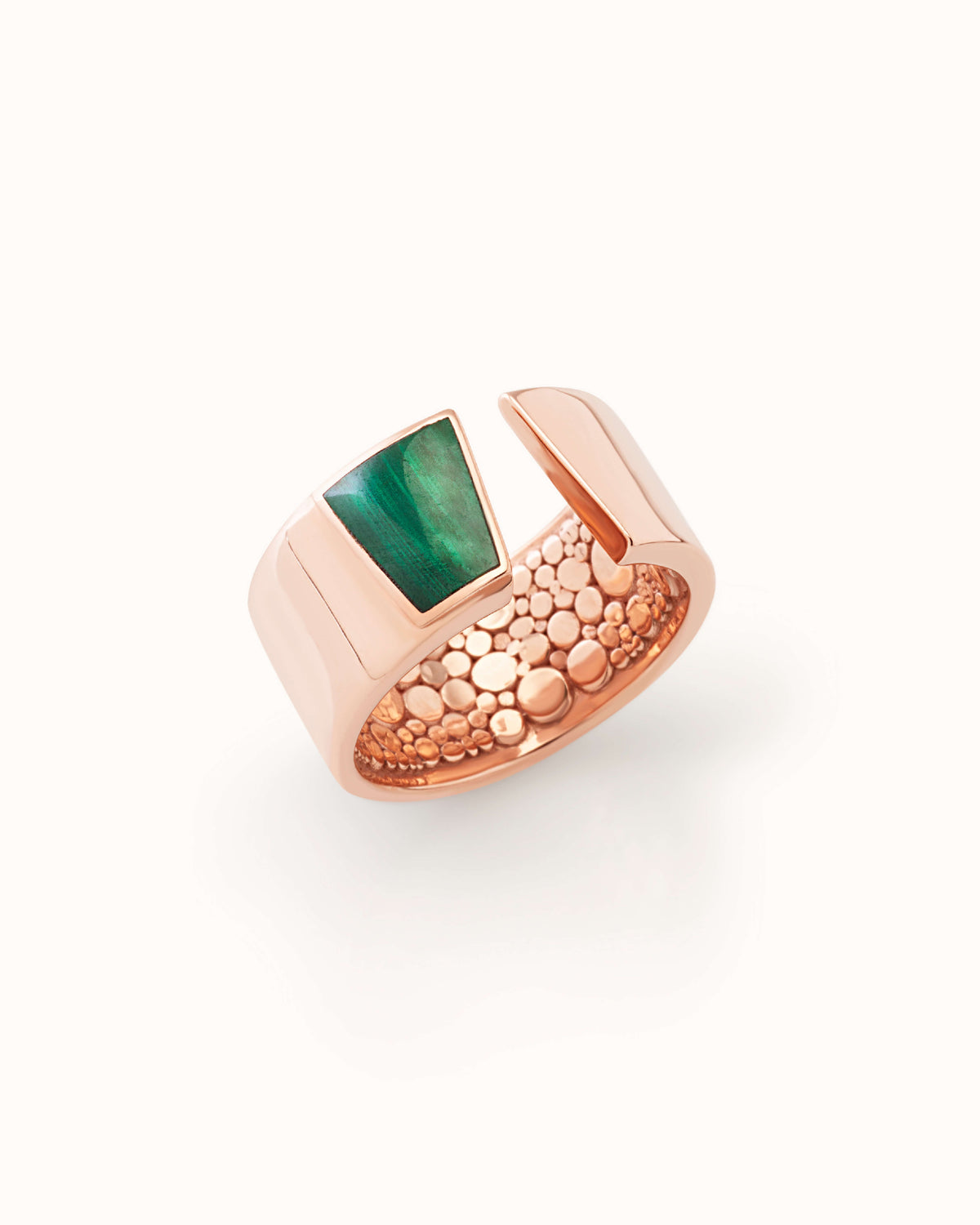 Volumi 18Kt Rose Gold Ring
