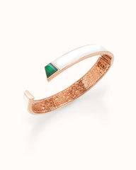 Volumi 18Kt Rose Gold Bangle Bracelet