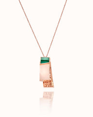 Volumi 18Kt Rose Gold Pendant