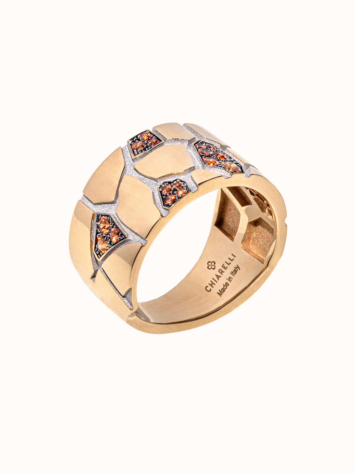 Istinto 18Kt Yellow Gold Wide Band Ring