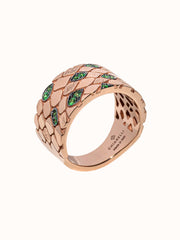 Istinto 18Kt Rose Gold Wide Band Ring