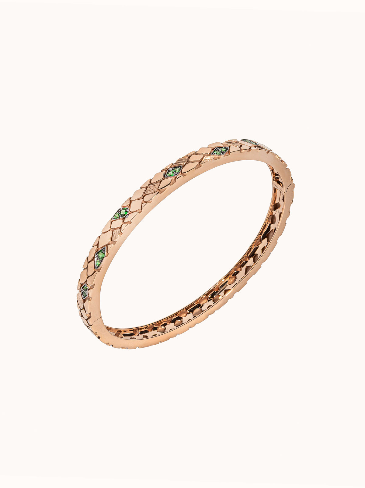 Istinto 18Kt Rose Gold Bracelet Snake Pattern
