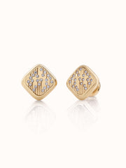 Perlage 18Kt Yellow Gold Stud Earrings