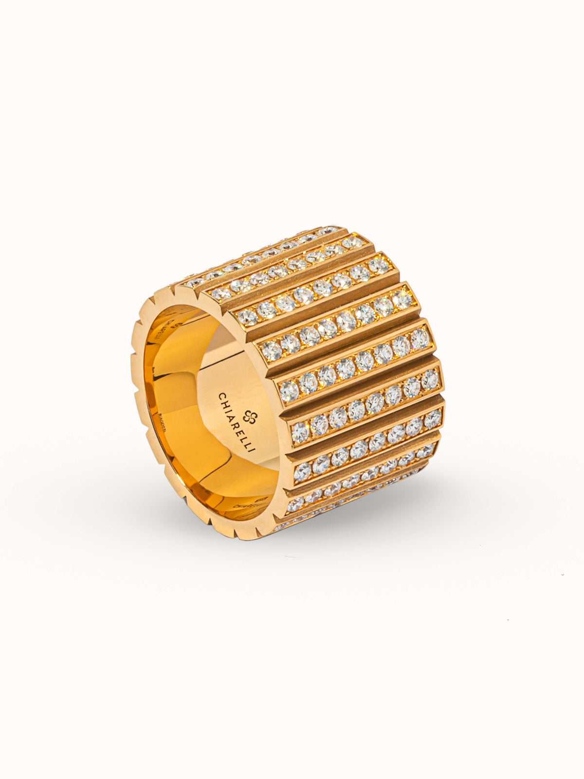 Riflessi 18Kt Yellow Gold Wide Band Ring
