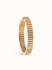 Riflessi 18Kt Yellow Gold Wide Bangle Bracelet