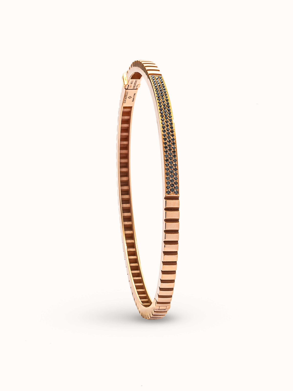 Riflessi 18Kt Rose Gold Man Bangle Bracelet