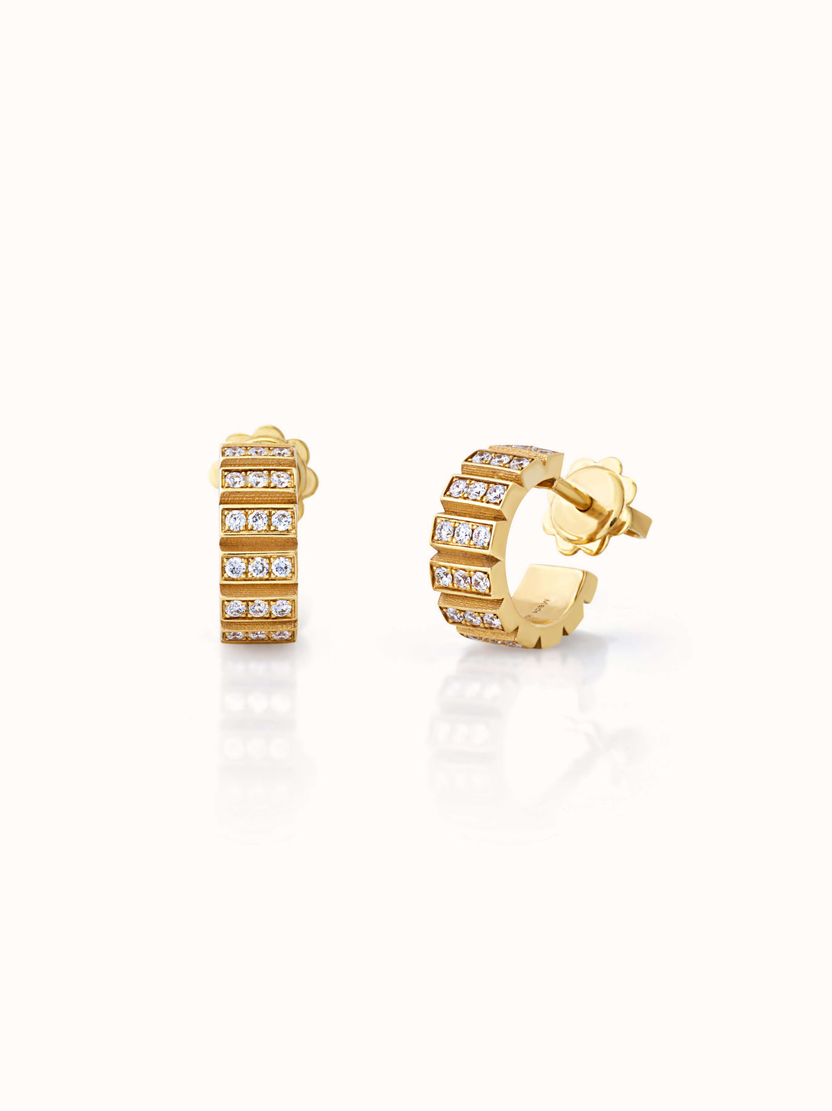 Riflessi 18Kt Gold Small Hoop Earrings