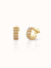 Riflessi 18Kt Gold Small Hoop Earrings