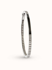 Riflessi 18Kt White Gold Man Bangle Bracelet