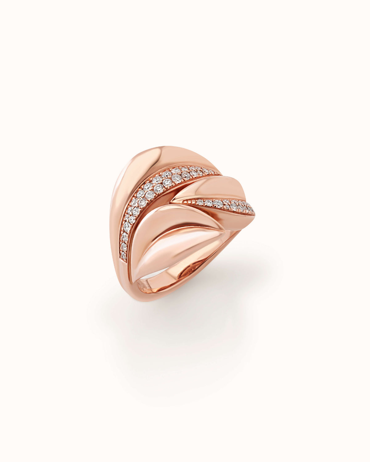 Ulivo 18Kt Rose Gold Ring