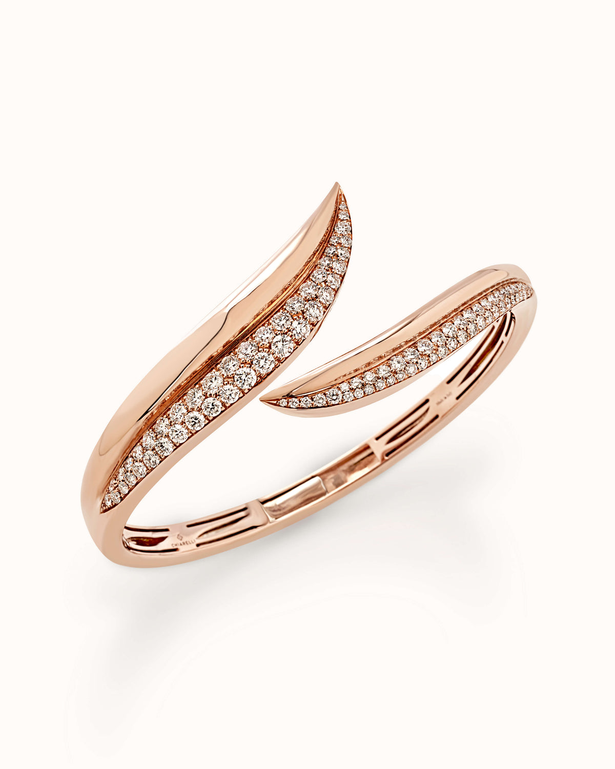 Ulivo 18Kt Rose Gold Bangle Bracelet