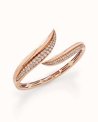 Ulivo 18Kt Rose Gold Bangle Bracelet
