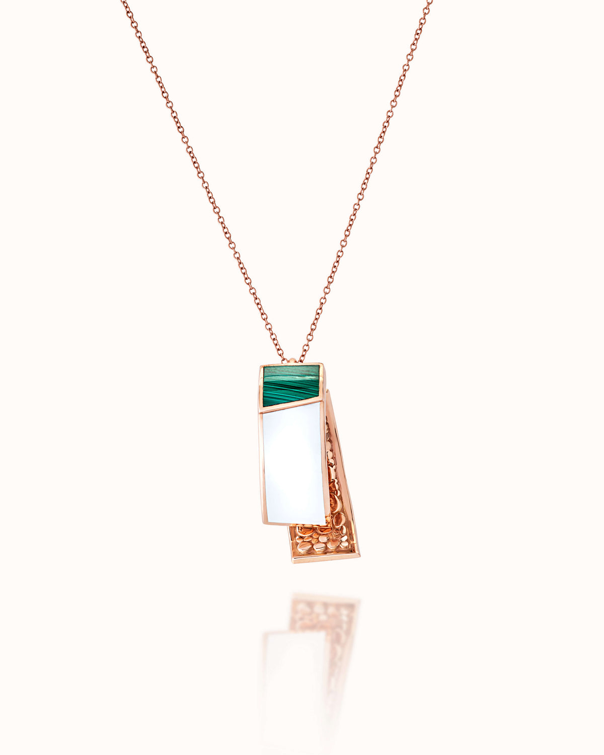 Volumi 18Kt Rose Gold Pendant