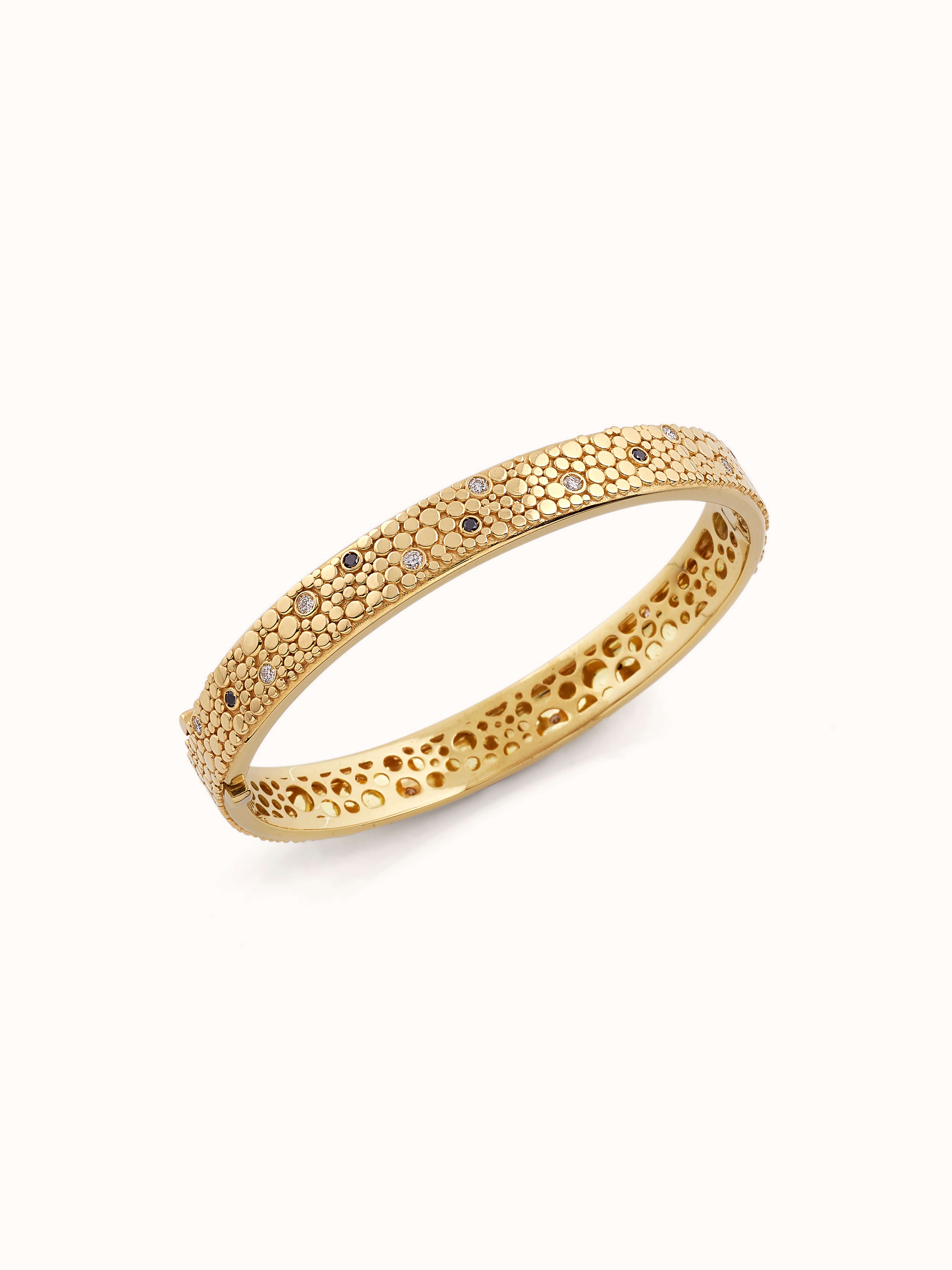 Istinto 18Kt Yellow Gold Medium Bangle Bracelet