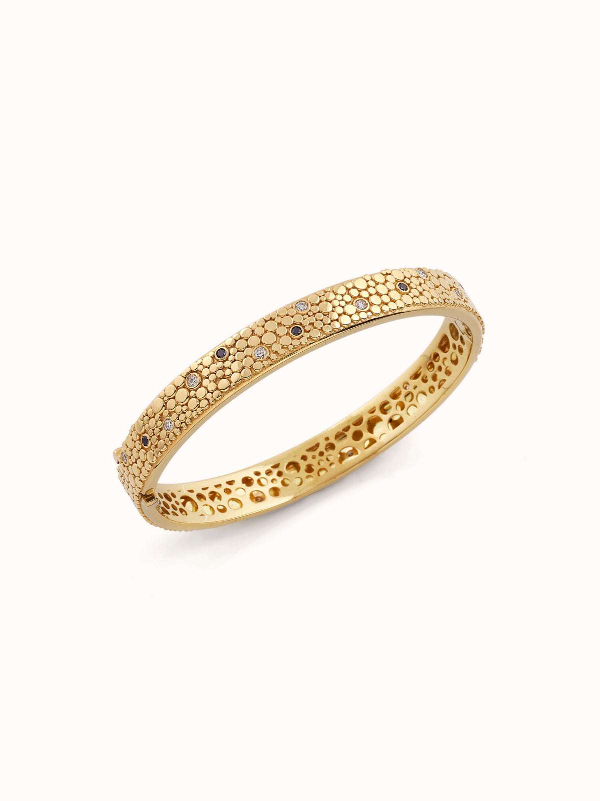 Istinto 18Kt Yellow Gold Medium Bangle Bracelet