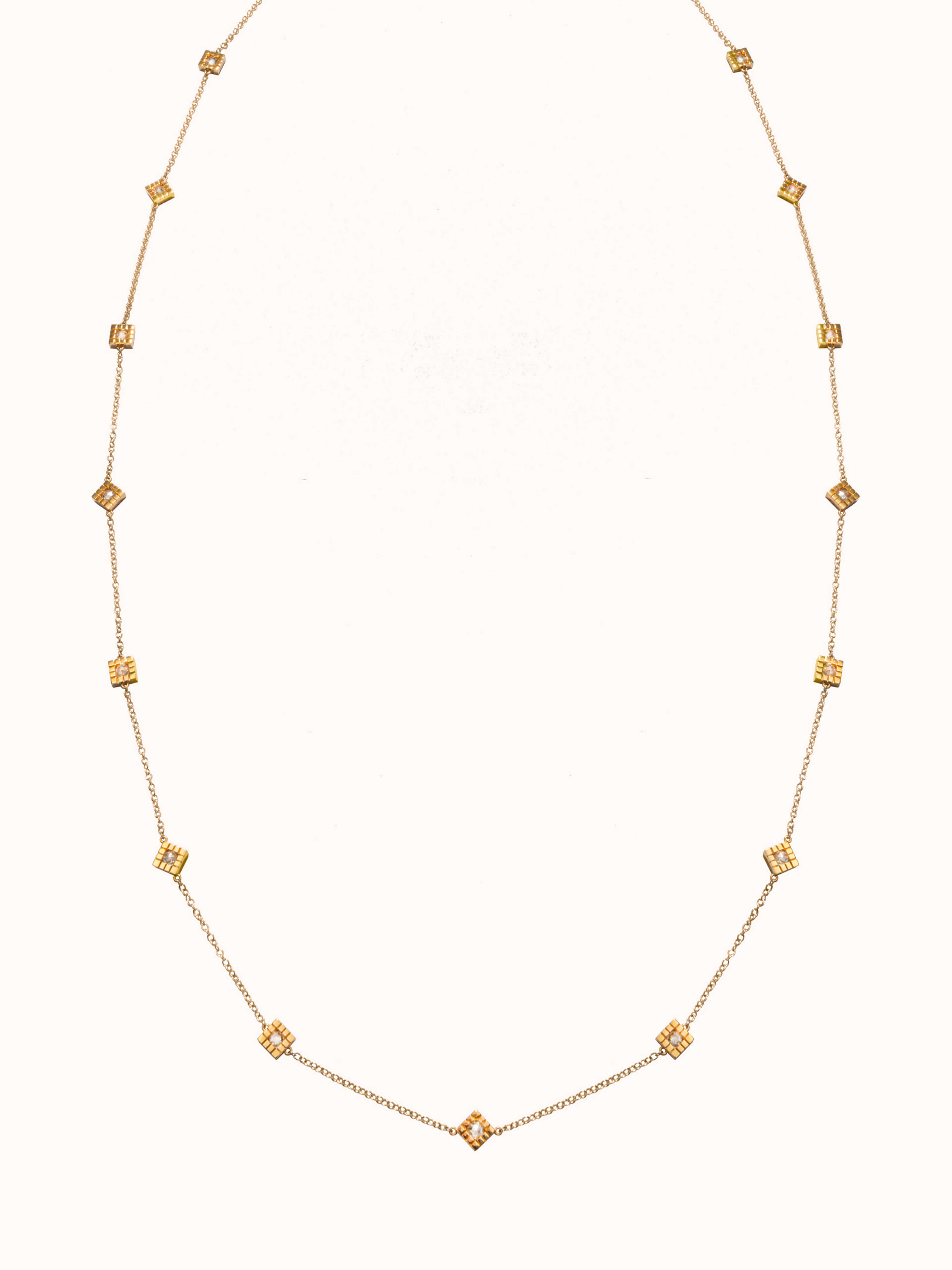 Riflessi 18Kt Yellow Gold Long Necklace